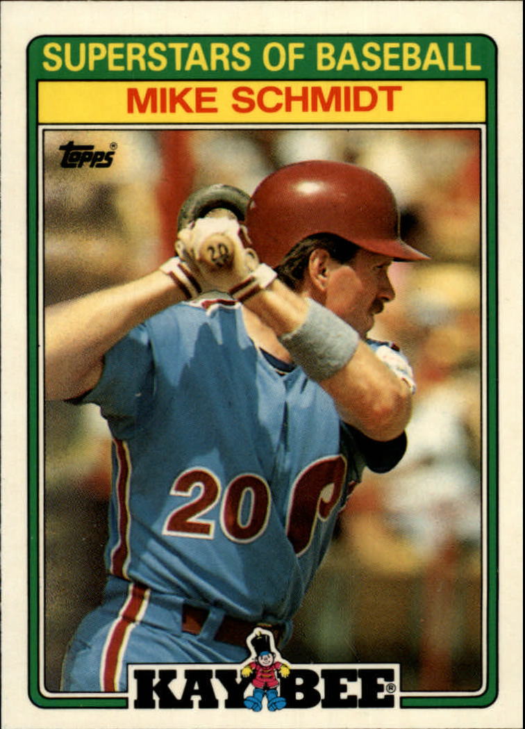 1988 Kay-Bee Baseball Cards    027      Mike Schmidt